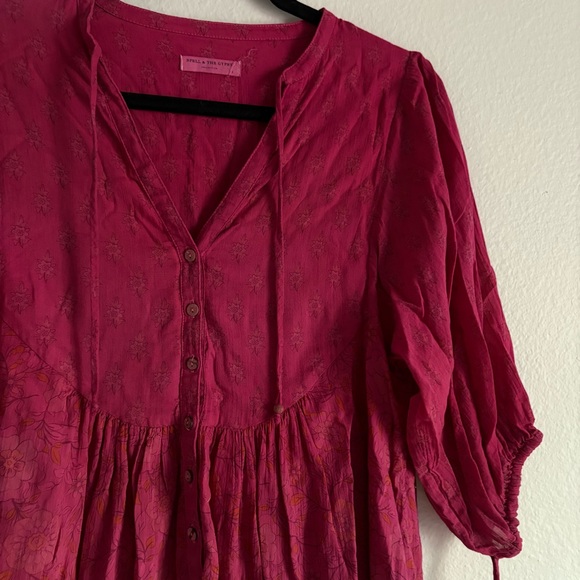 Spell & the Gypsy bohemian utopia tunic mini dress - Picture 2 of 5